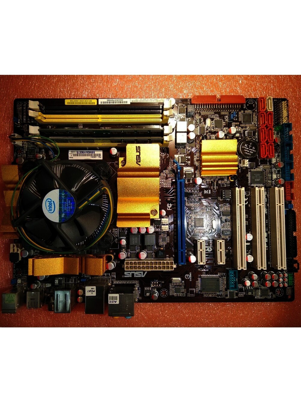 ASUS P5Q Green LGA 775 Motherboard + Core2duo E8500 3GHz CPU *